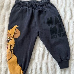 Zara x Disney Graphic Joggers (kids size 2-3)